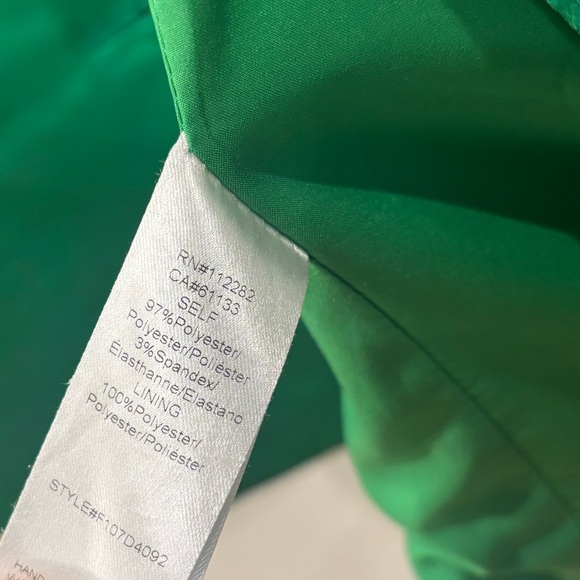 Adelyn Rae Emerald Green blazer dress Coat size small elegant statement mini - Picture 9 of 9